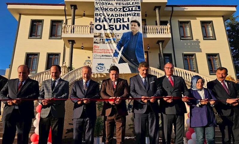 Bolvadin'de Sosyal Tesis Atağı: Kırkgöz Otel Açıldı